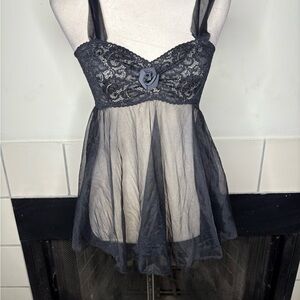 Frederick's of Hollywood Black Lace Lingerie